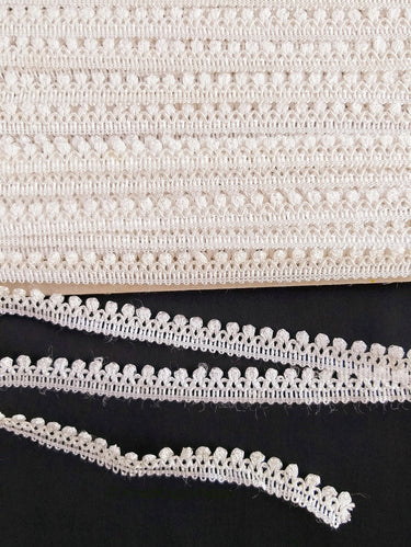 White Thread Lace, Embroidery Lace Trims, Fringe Trim